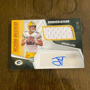 Jordan love football card